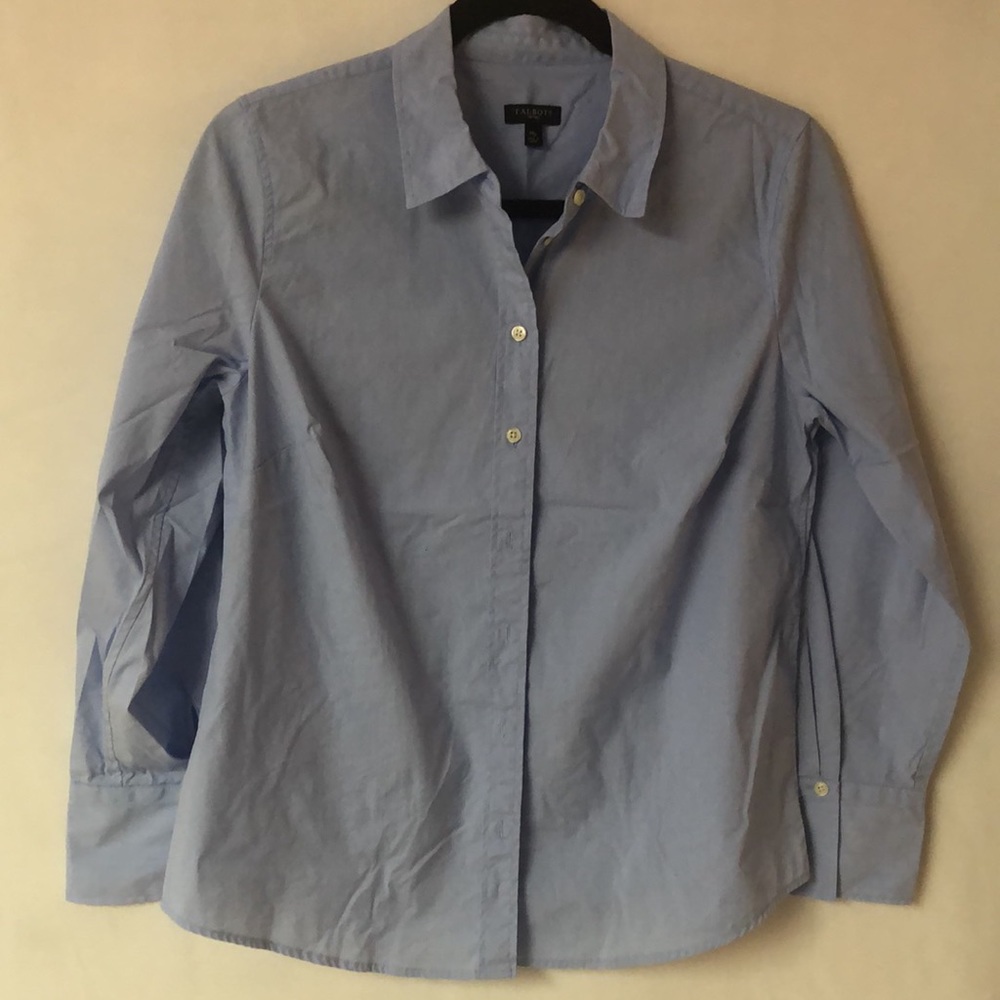 Talbots blue button down - Picture 4 of 8